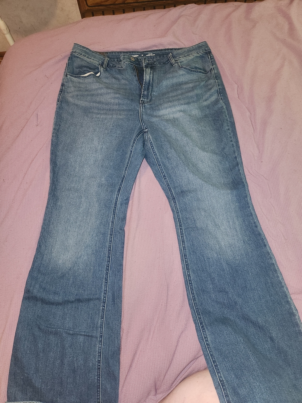 Old Navy Women's Light Blue Flare Jeans